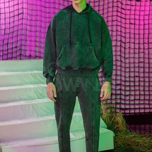 Chándal Informal de Invierno Transpirable con Lavado Ácido, Hecho a Medida, con Logotipo Personalizado y Marca Privada - 100% Algodón - Product Image 5