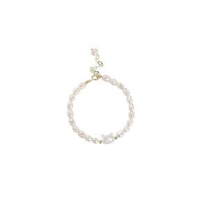 Korean Edition Women's Freshwater Pearl Bracelet Fashionable <b>Shell</b> <b>Bead</b> Bracelet with Temperament Internet Red Hit Cat Bracelet - Product Image 5