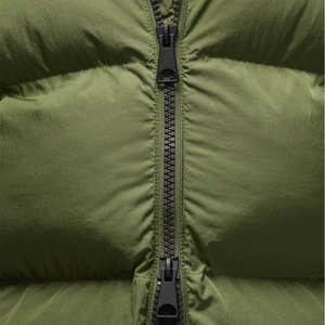 High Quality <b>Men's</b> <b>Winter</b> Olive Green Puffer Jacket Warm Windproof Padded Quilted Bubble <b>Coat</b> Stand Collar Streetwear <b>Parka</b> - Product Image 3