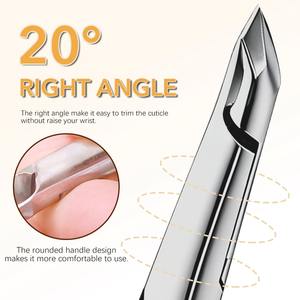 Coupe-cuticules, ciseaux à ongles, coupe-cuticules en acier inoxydable, coupe-peaux mortes, outils de pédicure - Product Image 4