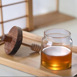 Handmade Eco-Friendly Classic Wooden Honey Dipper Server with Long Handle for Tea and Honey <b>Camping</b> Use - Product Image 2