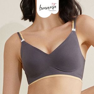 Sujetador de lactancia Bmama antideslizante, sujetador inalámbrico para maternidad, sujetador cómodo para embarazo y posparto, copa A B BR813 - Product Image 1