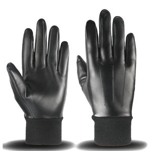 Guantes de Cuero de Invierno SAFETY para Hombre, Cálidos, para Usar con Pantallas Táctiles, Antiestáticos, Sin Látex, 11 oz de Grosor, con Puño de Seguridad - Product Image 1