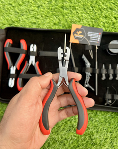 Professional Saaqaans Enterprises Hair Extension Tools Stainless Steel Keratin Bond Pressing Extensions <b>Pliers</b> <b>Set</b> - Product Image 2