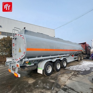 Semi-remorque <span class=keywords><strong>citerne</strong></span> à carburant en alliage d'aluminium de 40 000 <span class=keywords><strong>litres</strong></span>, <span class=keywords><strong>camion</strong></span> de transport d'essence avec capacités de chargement/déchargement et de ravitaillement - Product Image 2