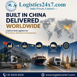 Logistics24x7.com India Pvt Ltd บริการส่งถึงบ้านจากอินเดียไปจีน พร้อมบริการ CIF FOB EXW ทั่วประเทศ - Product Image 2