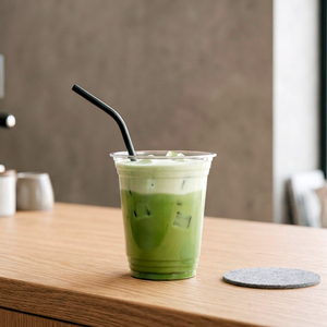 Wholesale 12oz 16oz Disposable Single Wall <b>Plastic</b> <b>Cups</b> with Lids 95mm Diameter for Iced Coffee Tea & Juice Beverages - Product Image 1