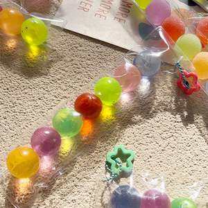 Rainbow Sugar <b>Ball</b> Sensory Fidget <b>Squeeze</b> Toy-Anxiety Relief Soft TPR Material for Kids - Product Image 3