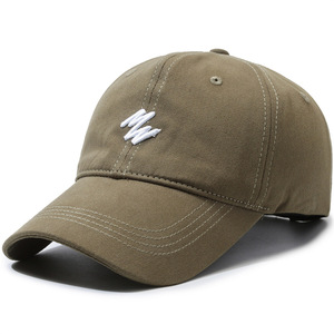 Gorra de Béisbol de Algodón de 6 Paneles con Diseño de Puntos Lavados Personalizados, Logotipo Bordado en 3D, Etiqueta Privada, Ajustable, Deportiva - Product Image 3