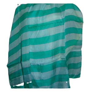 ผ้าพันคอไหมพิมพ์ลายบาติกอินเดียลายจุด ผ้าพันคอไหมยาวพิมพ์ลายดีไซน์หรูหรา ผ้าพันคอไหมพิมพ์ลายสำหรับผู้หญิง เนื้อนุ่ม น้ำหนักเบา แฟชั่นทันสมัย - Product Image 1