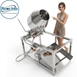 Micron India High Efficiency <b>Automatic</b> Stainless Steel Electric Rotary Roaster <b>Machine</b> 440V 100kg/hr Plastic <b>Coffee</b> Roasting 1 - Product Image 3