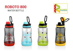 ขวดน้ำพลาสติก Reliance Roboto 800 ปราศจากสาร BPA ฝาแบบมีบานพับ ดีไซน์ทันสมัย สำหรับการเดินทางกลางแจ้ง เดินป่า เหมาะสำหรับทุกเพศ - Product Image 3
