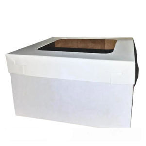 Best Quality Handmade Kraft Paperboard Cake Boxes Factory Custom Portable Food Safe Market Price Packaging - Product Image 3
