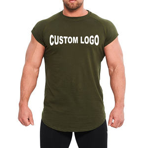 Camisetas Orgánicas para Hombre 2026, 100% Algodón, Impresión 3D, Logotipo Personalizado en Relieve - Product Image 1