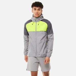 Survêtement unisexe imperméable coupe-vent à capuche deux pièces hiver imprimé écologique en nylon et polyester respirant pour le jogging - Product Image 2