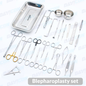 Juego de Instrumentos de Blefaroplastia Manual de Primera Calidad, Herramientas Quirúrgicas Oftálmicas de Acero Inoxidable, Aprobado por CE e ISO, Reutilizable para Cirugía de Párpados - Product Image 6