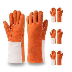 Gants de soudage en cuir de vachette résistant à la chaleur de qualité supérieure pour la sécurité industrielle, gants de travail pour soudage TIG MIG Stick - Product Image 4