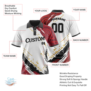 Custom Men Short Sleeve <b>Polo</b> Shirt Quick Dry Polyester Sport Teamwear Front Logo Casual Uniform sublimation <b>polo</b> shirt - Product Image 5