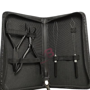 Newest Edition Metal Pliers Small Clipper Needle <b>Sets</b> Professional Surgical Instruments Hair Extension Tool Kit MAGMA BEAUTY - Product Image 5