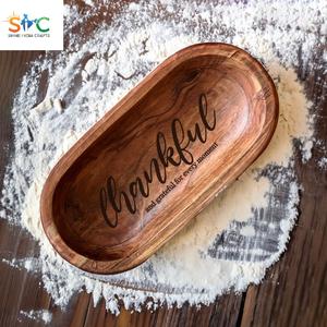 Gran grabado oración madera tallada a mano tazón boda parejas aniversario compromiso regalo - Product Image 2