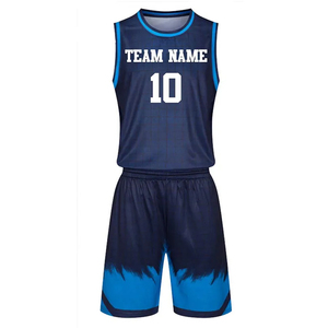 Maillots de basket-ball à la mode, dernières tendances, prix bas, vente en gros d'usine, ensemble de maillots de basket-ball en polyester - Product Image 2