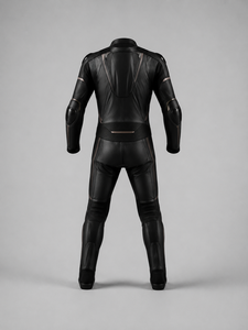 Ensemble veste et pantalon de moto en cuir noir imprimé, imperméable, respirant, coupe-vent, grande taille, logo personnalisé, unisexe - Product Image 3