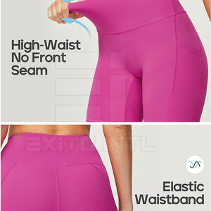Anti Squat Proof Breathable Women Yoga Shorts High Elastic Gym Fitness Biker Shorts High Waisted <b>Tummy</b> <b>Control</b> - Product Image 3