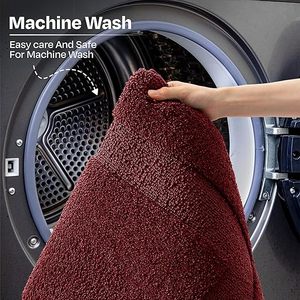 Tapis de bain personnalisé 100% coton à bordure tuftée – Tapis de salle de bain de luxe absorbant pour hôtel, antidérapant, lavable en machine - Product Image 4