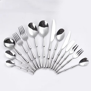 High on Demand Highly Polished Cutlery Set Fork Spoon Set Stainless Mirrored Steel Flatware Sets for Restaurant Use Dining Decor - Product Image 3
