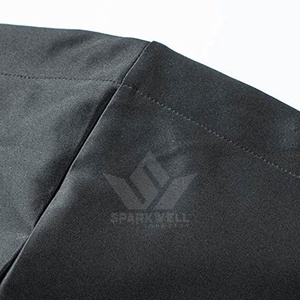SPARKWELL INDUSTRY Men's <b>Black</b> 100% Cotton Breathable Midweight Winter Sporty 2-in-1 <b>Hoodie</b> & Jogger Pants Full-Zip Regular Fit - Product Image 5