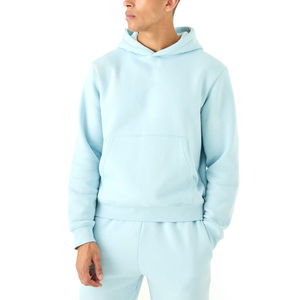 Conjunto Deportivo de Invierno para Hombre, con Capucha, Diseño Personalizado, Servicio OEM, Traje de Entrenamiento Informal de Dos Piezas con Cierre, de Algodón de Secado Rápido - Product Image 3