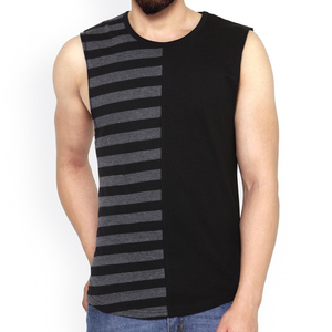 T-shirts pour hommes, 100% coton, t-shirts pour hommes à imprimer, haute qualité, unis, personnalisés, sans manches, vêtements d'été pour hommes - Product Image 1