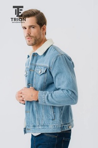 Veste en jean pour homme 2026 à prix de gros, style vintage délavé, respirante, pour l'hiver, à prix abordable - Product Image 5