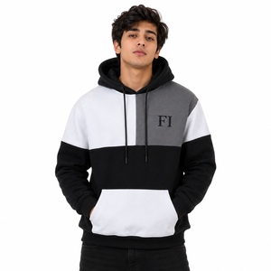 Custom Oversized Hoodies Heavy Cotton Blend Sweatshirt <b>Thick</b> <b>Fleece</b> Winter Clothing Wholesale Factory Direct Supplier - Product Image 1