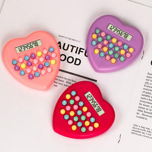 <span class=keywords><strong>Calculadora</strong></span> colorida con forma <span class=keywords><strong>de</strong></span> corazón bonita y elegante, <span class=keywords><strong>calculadora</strong></span> <span class=keywords><strong>de</strong></span> <span class=keywords><strong>amor</strong></span> verdadero - Product Image 2