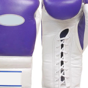 ถุงมือฝึกซ้อมมวยหนังแท้ ดีไซน์โดดเด่น สำหรับมวยไทย พร้อมสายรัดข้อมือปรับได้ ระบายอากาศได้ดี สวมใส่สบาย - Product Image 4