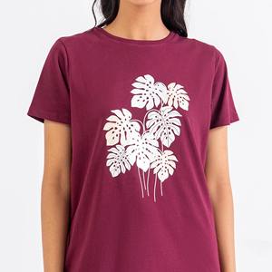 Camisetas de Verano para Mujer de Alta Calidad al por Mayor, Fabricante Líder, Venta Caliente, Camisetas Lisas Personalizadas, Ajuste Delgado, Precio Bajo, OEM - Product Image 3