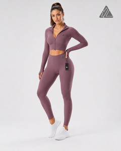 New Arrival Hot Sale Women Sports Suits Exercise <b>Yoga</b> <b>Set</b> Gym Outfits Fitness Wear Women's <b>Yoga</b> Two Piece <b>Set</b> - Product Image 3