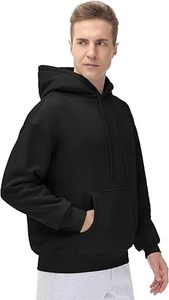 Ropa para Hombre, Nueva Llegada, Sudadera con Capucha Estampada y Forrada, Corte Regular, 100% Algodón, Color Liso, Invierno - Product Image 5