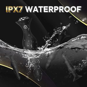 4-teiliger <span class=keywords><strong>anal</strong></span>-plug dildo vibrator für männer prostata-massagegerät analperlen plug g-punkt hintern erwachsene masturbation analsex-spielzeug für paare - Product Image 3