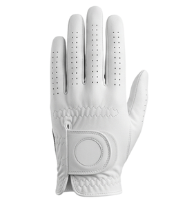 OEM Design Genuine Leather Golf Glove Right Hand Full Finger High Elastic Breathable <b>Hook</b> And Loop Closure Unisex Sports Glove - Product Image 1