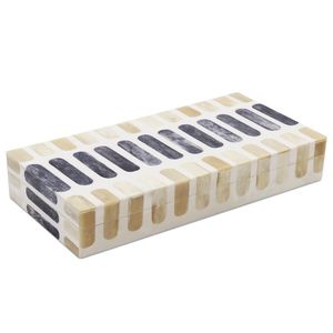 Boîte de rangement décorative moderne en MDF et résine pour le style de la maison et la décoration de table à des fins de cadeaux RR Enterprises Fabriqué en Inde - Product Image 5