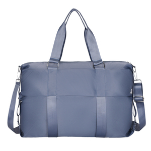 Unisex Nylon Gym <b>Duffel</b> <b>Bag</b> 30-40L Solid Color Zipper Closure Adjustable Strap Casual Style Durable Fitness Gym <b>Bag</b> - Product Image 2