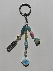 Premium Embroidery Beaded Keychain Handmade Decorative <b>Key</b> <b>Ring</b> for <b>Bags</b> - Product Image 3