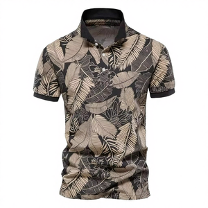 Camiseta de Hombre Transpirable de Poliéster/Algodón, Diseño Personalizado, Manga Corta, Tejida, Informal, Negra, Blanca, Marrón - Product Image 5