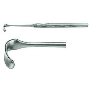 Mannerfelt Saddle Hook Retractor à pointe large en acier inoxydable de qualité supérieure, outil chirurgical orthopédique réutilisable pour la chirurgie de la main, atraumatique - Product Image 2