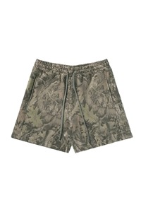 Custom Logo Men's Retro Fitness Beach Shorts Casual Camouflage with <b>Tree</b> <b>Branches</b> Withered Leaves Elastic Waist Formal Style - Product Image 5