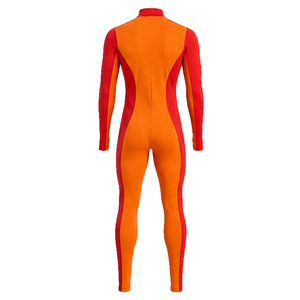 Wholesale Custom Casual Long Sleeve Yoga Body Suit Women's Full Body Compression Jumpsuit Long Sleeve Front Zip Yoga Wear Tight - Product Image 3