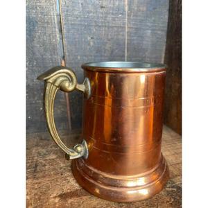 Jarra de cerveza de cobre polaco con asa de latón, impresión de logotipo personalizado, jarras de cobre para suministros de fiestas y bares - Product Image 4