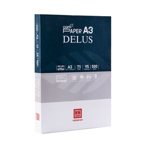 Papel de Copia Delus A3, 75 g/m², Marca Hong Ha, Modelo 4954, Tamaño 297x420 mm, Blancura 95%, ISO, Compatible con OEM/ODM, 500 Hojas/Resma, Vietnam - Product Image 2